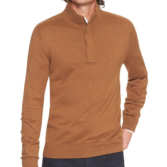 BANANA REPUBLIC Premium Yarn 1/4 Zip Pullover SALE